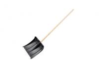 Пластиковая лопата для уборки снега с деревянным черенком SPARTA 61640