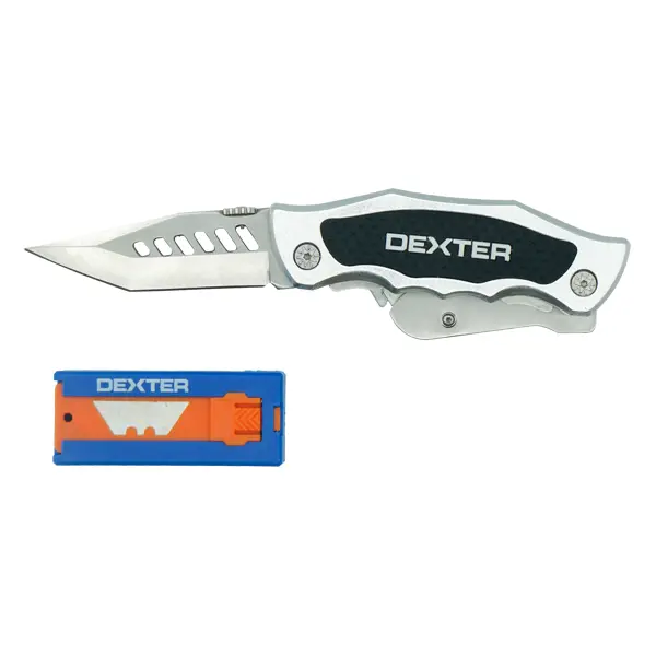 Нож складной Dexter 2в1 трапециевидный и перочинный 19 мм