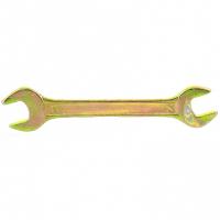 Ключ рожковый, 14 х 15 мм, желтый цинк// СИБРТЕХ