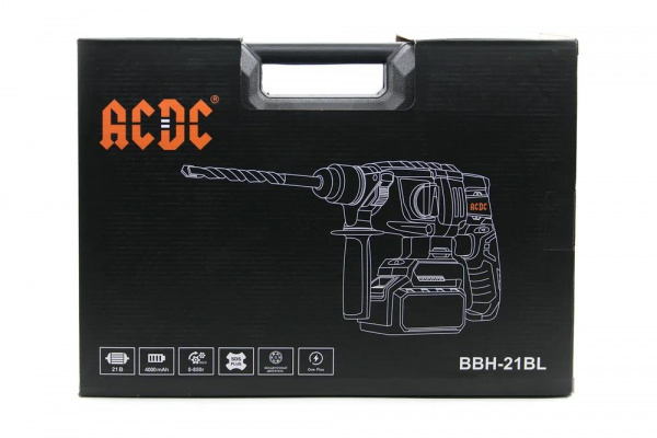 Аккумуляторный бесщеточный перфоратор ACDC 21В, BBH-21BL