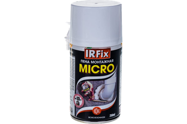 Всесезонная монтажная пена IRFIX MICRO 250 мл 10024