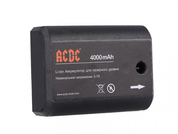 Аккумулятор для уровня 3.7V,4000mAh,Li-ion. ACDC