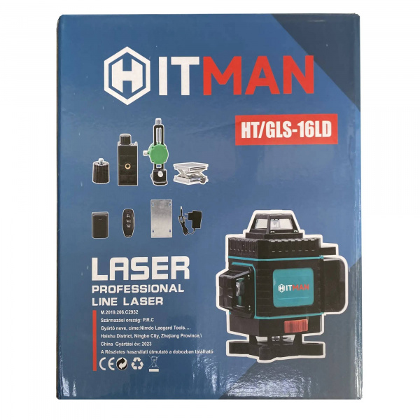 Лазерный уровень Hitman HT/GLS-16LD зеленый луч