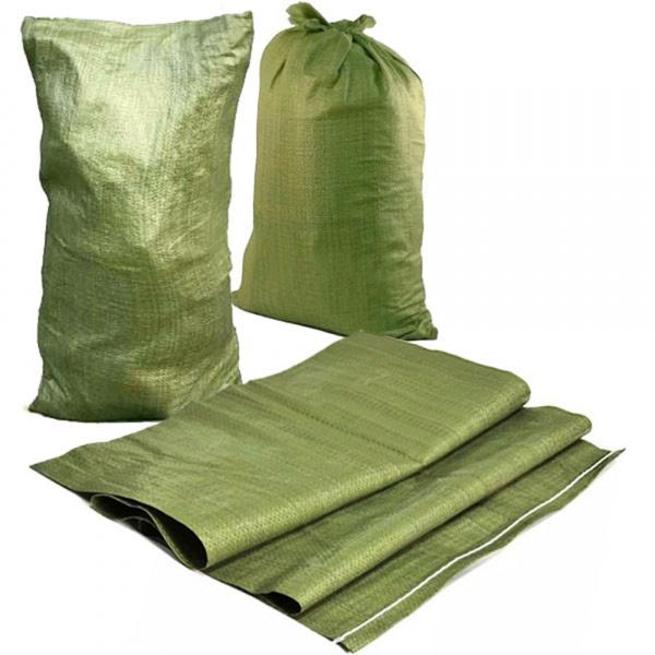 Мешок для строительного мусора (100 шт; 55х95 см; зеленый)